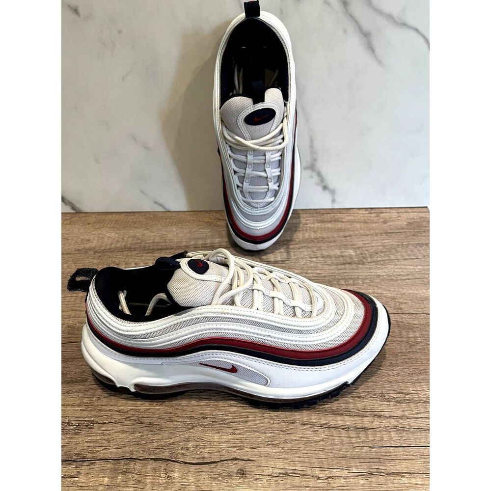 NIKE AIR MAX 97 RED CRUSH BLACKENED BLUE WOMEN'S SNEAKER SIZE 8 SHOES 921733-102